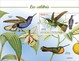 Central Africa 2022 Hummingbirds, Mint NH, Nature - Birds - Hummingbirds - Centraal-Afrikaanse Republiek