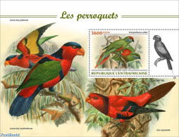 Central Africa 2022 Parrots, Mint NH, Nature - Birds - Parrots - República Centroafricana