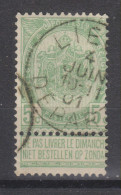 COB 56 Oblitération Centrale LIEGE DEPART - 1893-1907 Wappen