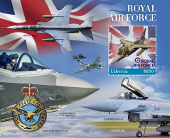 Liberia 2022 Royal Air Force, Mint NH, History - Transport - Flags - Aircraft & Aviation - Avions