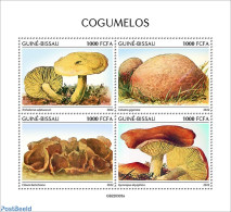 Guinea Bissau 2022 Mushrooms, Mint NH, Nature - Mushrooms - Hongos