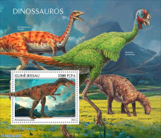 Guinea Bissau 2022 Dinosaurs, Mint NH, Nature - Prehistoric Animals - Vor- U. Frühgeschichte