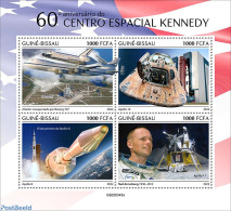 Guinea Bissau 2022 60th Anniversary Of Kennedy Space Center, Mint NH, Transport - Space Exploration - Guinea-Bissau