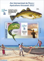 Guinea Bissau 2022 International Year Of Artisanal Fisheries And Aquaculture 2022, Mint NH, Nature - Fish - Fishing - Vissen
