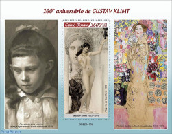 Guinea Bissau 2022 160th Anniversary Of Gustav Klimt, Mint NH, Art - Gustav Klimt - Paintings - Guinea-Bissau