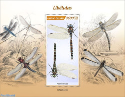 Guinea Bissau 2022 Dragonflies, Mint NH, Nature - Insects - Guinea-Bissau