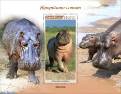 Guinea Bissau 2022 Hippos, Mint NH, Nature - Hippopotamus - Guinée-Bissau