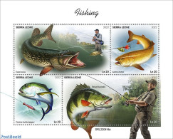 Sierra Leone 2022 Fishing, Mint NH, Nature - Fish - Fishing - Peces