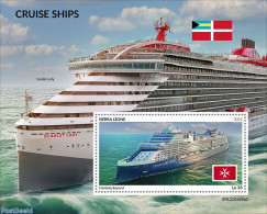 Sierra Leone 2022 Cruise Ships, Mint NH, Transport - Ships And Boats - Barche