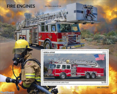 Sierra Leone 2022 Fire Engines, Mint NH, Transport - Fire Fighters & Prevention - Bombero
