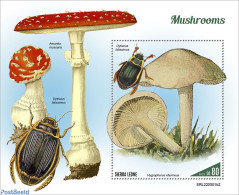 Sierra Leone 2022 Mushrooms, Mint NH, Nature - Insects - Mushrooms - Champignons