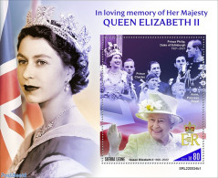 Sierra Leone 2022 In Memory To Her Majesty Elizabeth II, Mint NH, History - Charles & Diana - Kings & Queens (Royalty) - Familles Royales