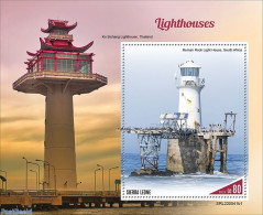 Sierra Leone 2022 Lighthouses, Mint NH, Various - Lighthouses & Safety At Sea - Vuurtorens