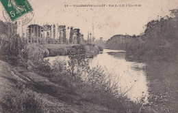 C8-47) VILLENEUVE SUR LOT - VUE DU LOT  A  COURBIAC -  EN 1911 - Villeneuve Sur Lot