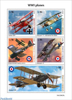 Sierra Leone 2022 WW1 Planes, Mint NH, History - Transport - Militarism - Aircraft & Aviation - World War I - Militaria