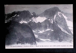 Cp, 65, Cauterets-Arrens, Massif Du Bat-Laëtouse Du Pic Cambalès, Vierge, Ed. Carrache - Cauterets