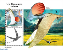 Djibouti 2022 Flying Dinosaurs, Mint NH, Nature - Prehistoric Animals - Prehistory - Vor- U. Frühgeschichte