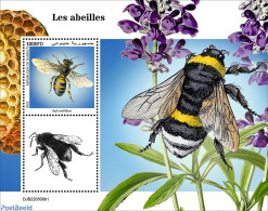 Djibouti 2022 Bees, Mint NH, Nature - Bees - Flowers & Plants - Djibouti (1977-...)