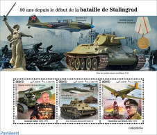 Djibouti 2022 80 Years Since The Beginning Of The Battle Of Stalingrad, Mint NH, History - Transport - World War II - .. - WW2 (II Guerra Mundial)