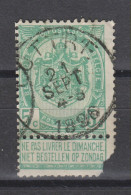 COB 56 Oblitération Centrale LUTTRE - 1893-1907 Wapenschild