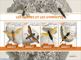 Djibouti 2022 Wasps And Sawflies, Mint NH, Nature - Insects - Gibuti (1977-...)