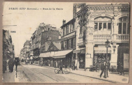 CPA 75 - PARIS - Rue De La Gaité - TB PLAN ANIMATION MAGASINS Café - Paris (14)