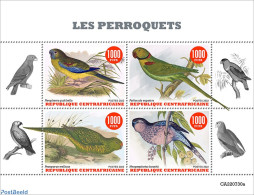 Central Africa 2022 Parrots, Mint NH, Nature - Parrots - Zentralafrik. Republik