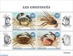Central Africa 2022 Crustaceans, Mint NH, Nature - Crabs And Lobsters - Zentralafrik. Republik