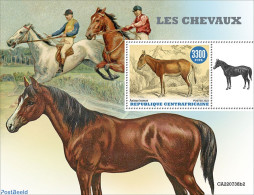 Central Africa 2022 Horses, Mint NH, Nature - Horses - Centraal-Afrikaanse Republiek