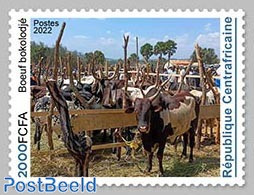 Central Africa 2022 Boeuf Bokolodje, Mint NH, Nature - Animals (others & Mixed) - Zentralafrik. Republik