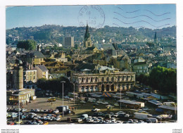 19 BRIVE Le Théâtre En 1980 Marché Renault 4L VW Käfer Citroën DS Ami 6 Camion Citroën Allongé Tube Balayeuse - Brive La Gaillarde