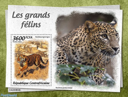Central Africa 2022 Big Cats, Mint NH, Nature - Cat Family - República Centroafricana