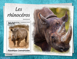 Central Africa 2022 Rhinos, Mint NH, Nature - Rhinoceros - Zentralafrik. Republik