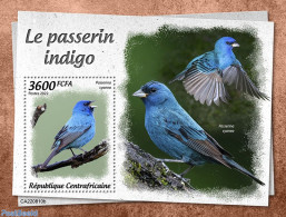 Central Africa 2022 Indigo Bunting, Mint NH, Nature - Birds - Central African Republic