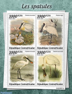 Central Africa 2022 Spoonbills, Mint NH, Nature - Birds - República Centroafricana