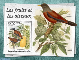 Central Africa 2022 Fruits And Birds, Mint NH, Nature - Birds - Flowers & Plants - Fruit - Fruits