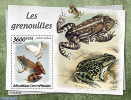 Central Africa 2022 Frogs, Mint NH, Nature - Frogs & Toads - Zentralafrik. Republik