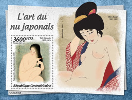 Central Africa 2022 Japanese Nude Art, Mint NH, Art - Nude Paintings - Central African Republic