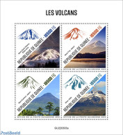 Guinea, Republic 2022 Volcanoes, Mint NH, Sport - Mountains & Mountain Climbing - Escalade