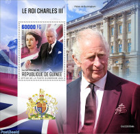 Guinea, Republic 2022 King Charles III, Mint NH, History - Charles & Diana - Kings & Queens (Royalty) - Familias Reales
