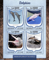 Sierra Leone 2016 Dolphins, Mint NH, Nature - Sea Mammals - Otros & Sin Clasificación