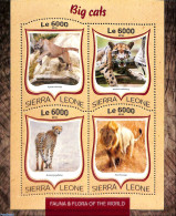 Sierra Leone 2016 Big Cats, Mint NH, Nature - Cat Family - Otros & Sin Clasificación