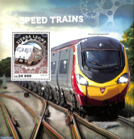 Sierra Leone 2016 Speed Trains, Mint NH, Transport - Railways - Treinen