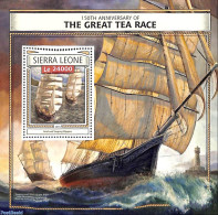 Sierra Leone 2016 150th Anniversary Of The Great Tea Race, Mint NH, Transport - Ships And Boats - Barche