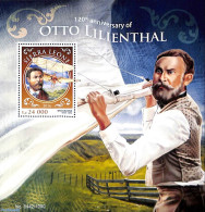 Sierra Leone 2016 120th Anniversary Of Otto Lilienthal, Mint NH, Science - Transport - Inventors - Aircraft & Aviation - Avions