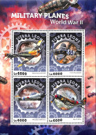 Sierra Leone 2016 Military Planes WWII, Mint NH, History - Transport - World War II - Aircraft & Aviation - WW2