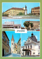 73792791 Znojmo Znaim CZ Stadtzentrum Platz Hotel Wenzelsplatz Denkmal Kirche Th - Tchéquie