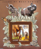 Sierra Leone 2015 Elephants, Mint NH, Nature - Butterflies - Elephants - Snakes - Andere & Zonder Classificatie