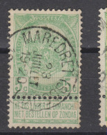 COB 56 Oblitération Centrale MAREDRET-SOSOYE - 1893-1907 Wappen