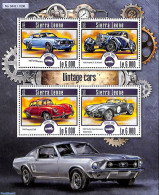 Sierra Leone 2015 Vintage Cars, Mint NH, Transport - Automobiles - Autos